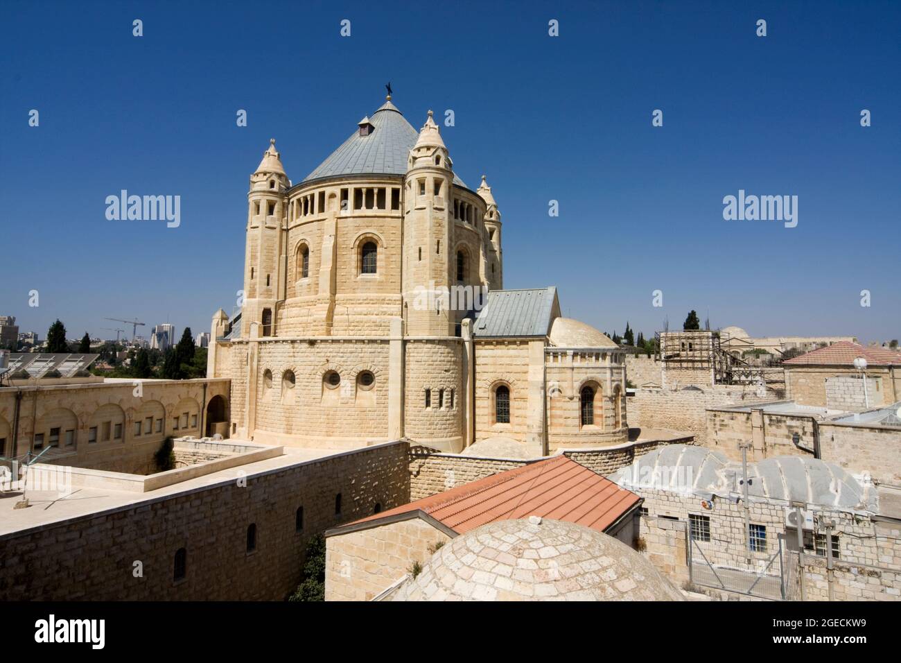 Abbaye de la Dormition est une abbaye et son nom D'une communauté bénédictine à Jérusalem sur le mont Sion juste À l'extérieur des murs de la vieille ville près de Banque D'Images
