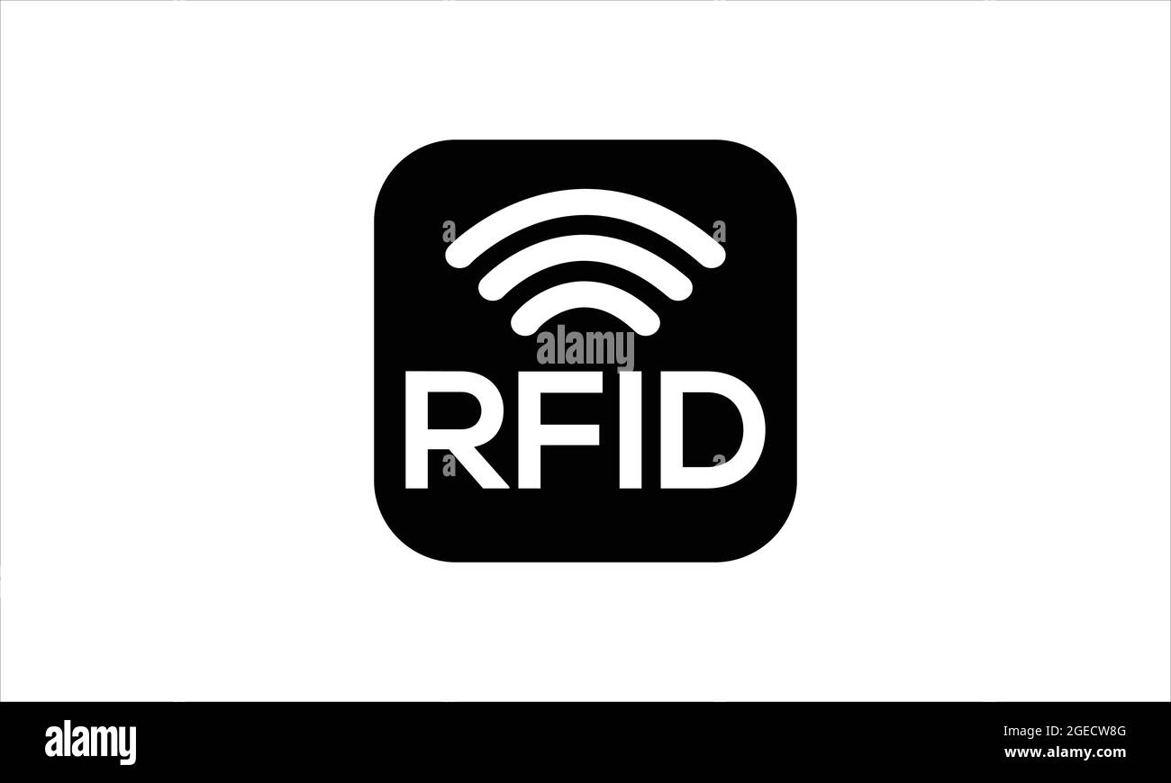 Identification par radiofréquence RFID. Concept de technologie. Technologie numérique. Illustration du stock vectoriel. Illustration de Vecteur