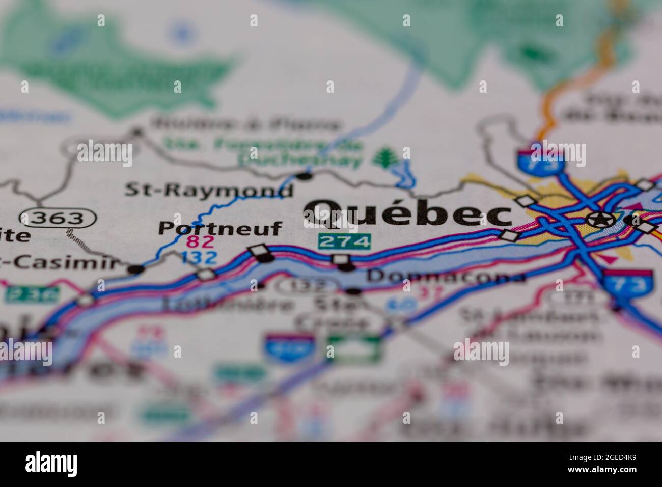 Carte de portneuf Banque de photographies et d’images à haute