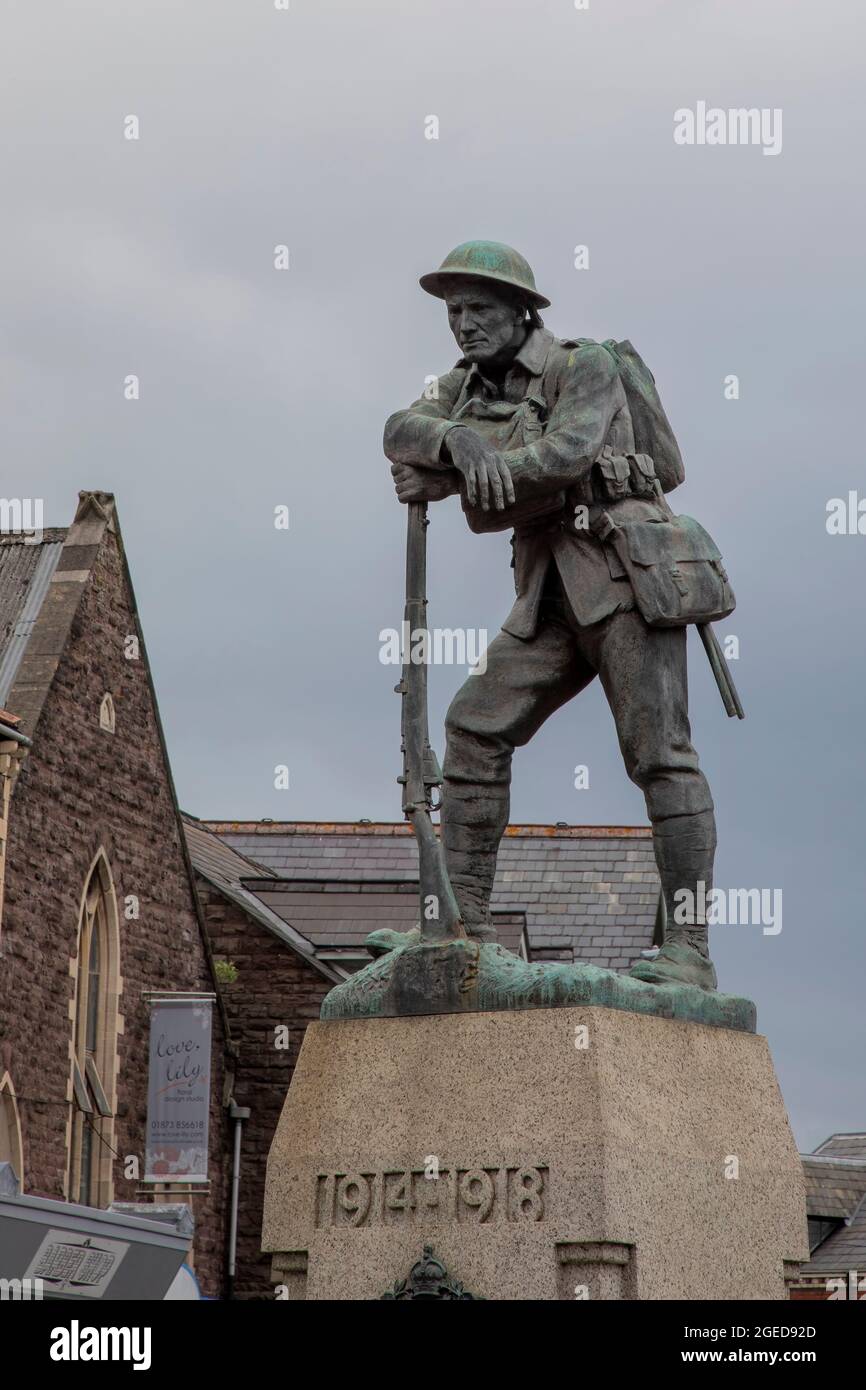 Mémorial aux morts de la première Guerre mondiale - Lest nous oublions Banque D'Images