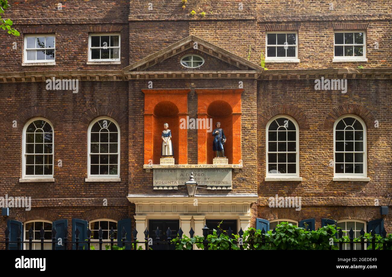 Londres UK St John’s Wapping Bluecoat School août 2021 photo Brian Harris Banque D'Images