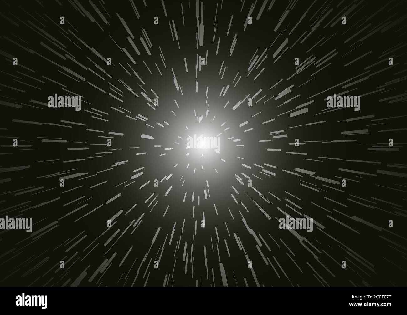 Explosion d'un univers de Big bang Illustration de Vecteur