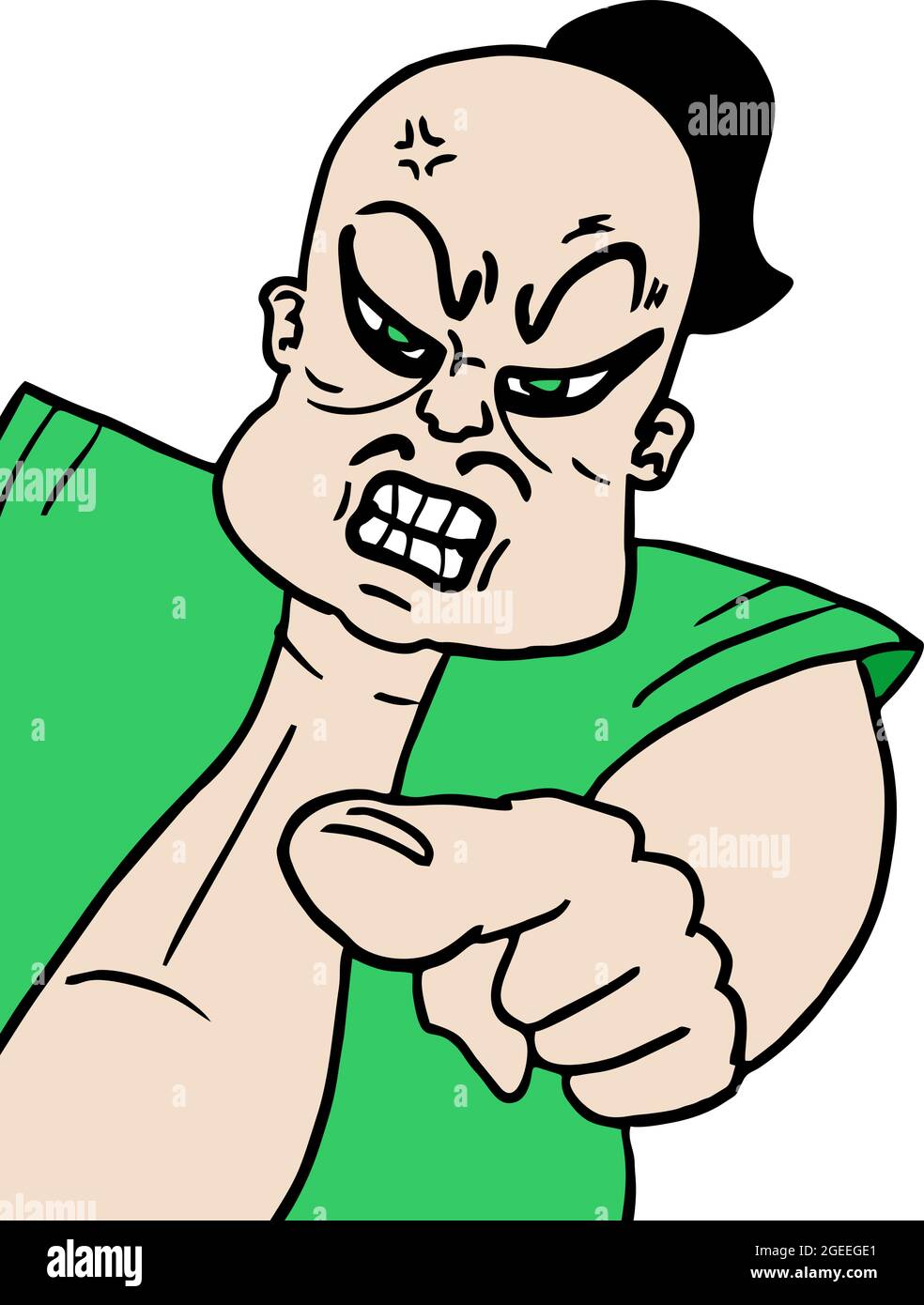 homme rebelle Illustration de Vecteur