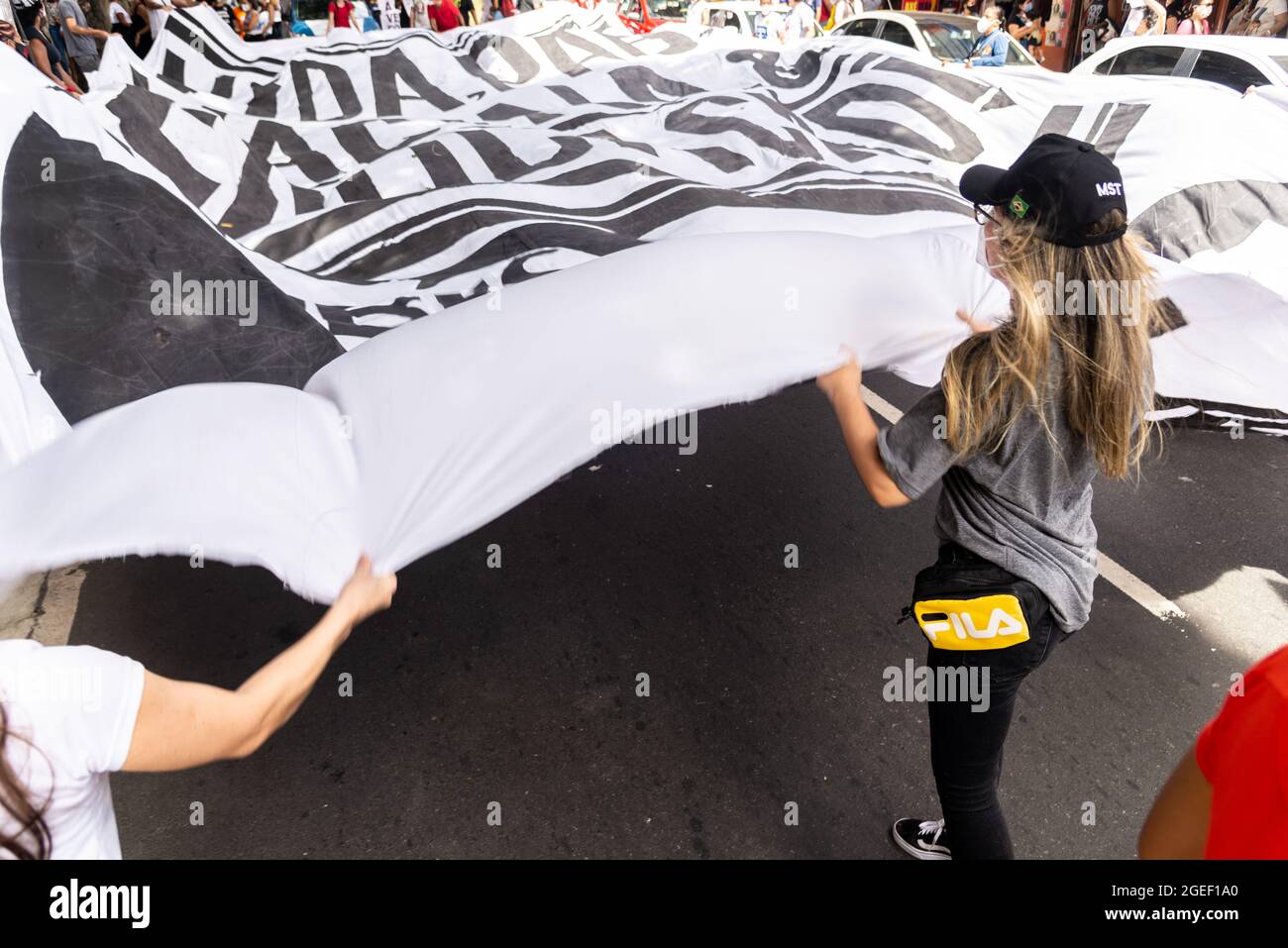 Salvador, Bahia, Brésil - xxx : manifestations contre le gouvernement du  président Jair Bolsonaro dans la ville de Salvador Photo Stock - Alamy