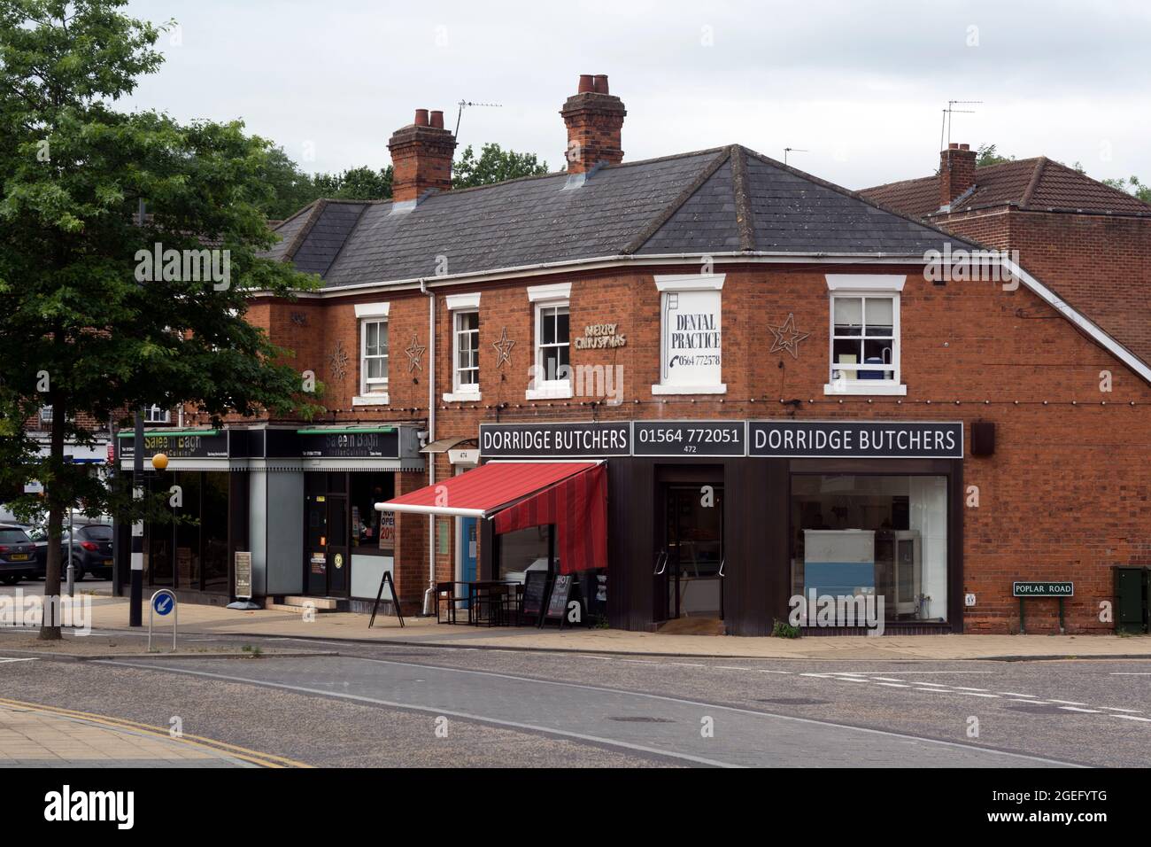 Dorridge village centre boutiques, West Midlands, Angleterre, Royaume-Uni Banque D'Images