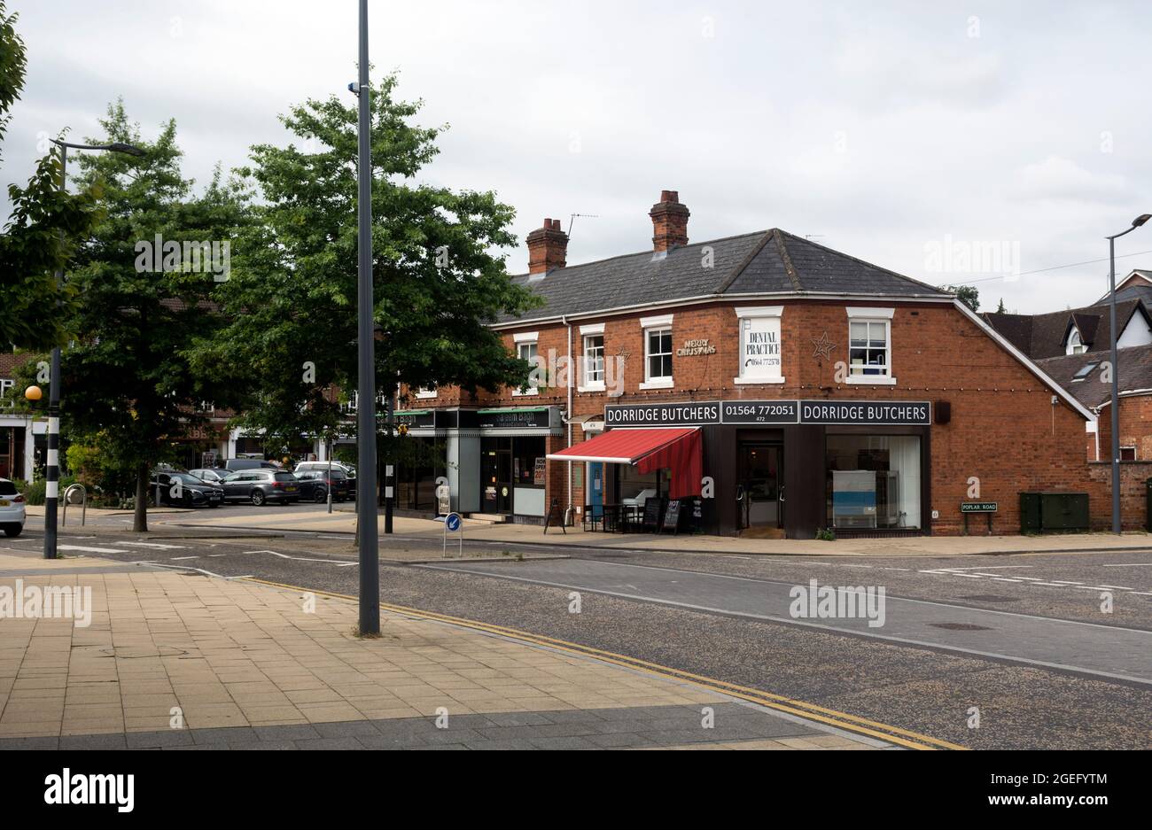 Dorridge village centre boutiques, West Midlands, Angleterre, Royaume-Uni Banque D'Images