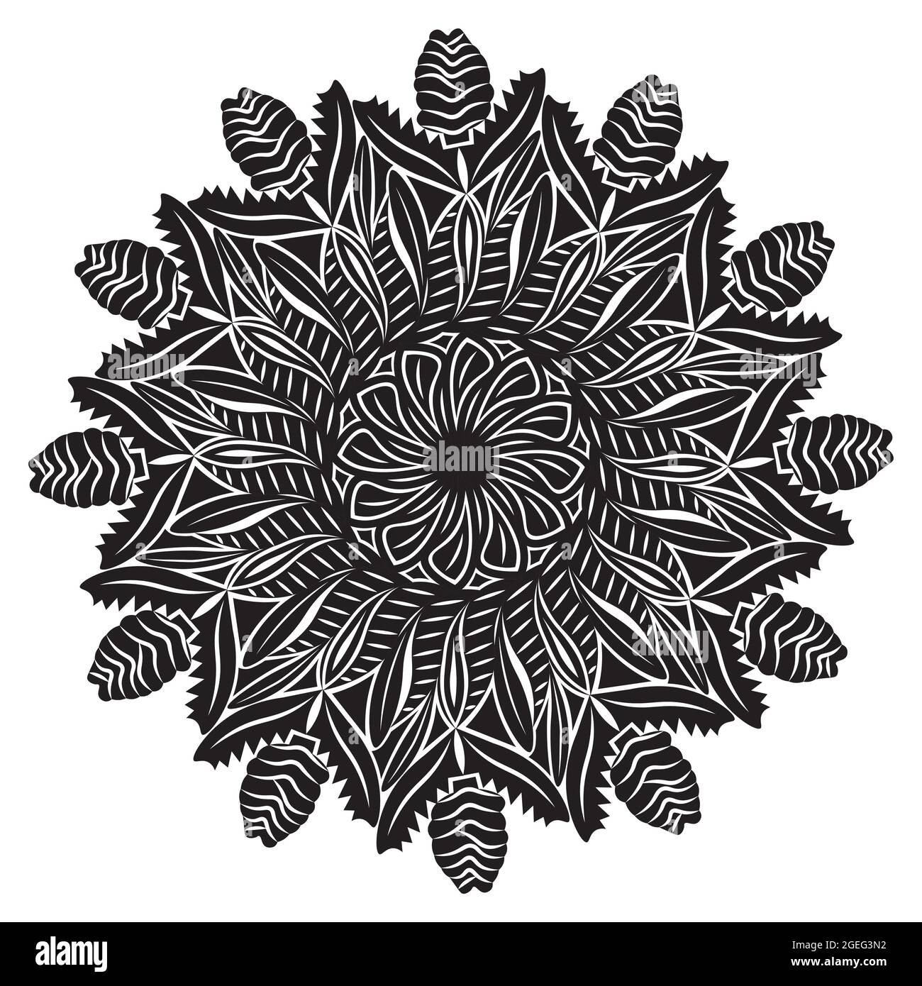motif abstrait mandala d'élément avec motif de cercle décoratif arabesque luxueux ligne art modèle d'arrière-plan Illustration de Vecteur