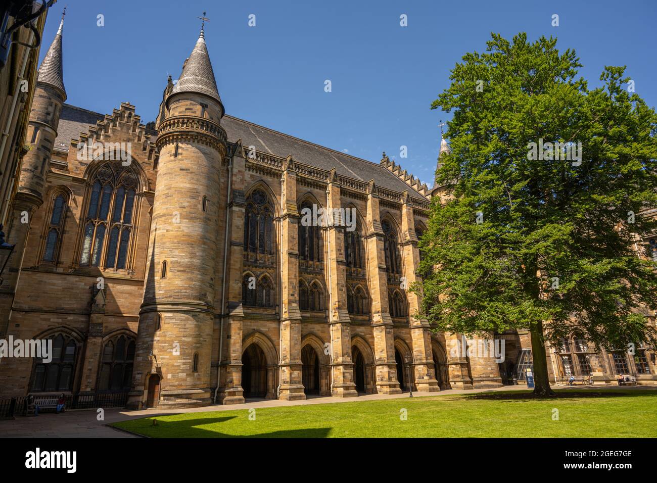 Bute Hall de l'Université de Glasgow. Banque D'Images