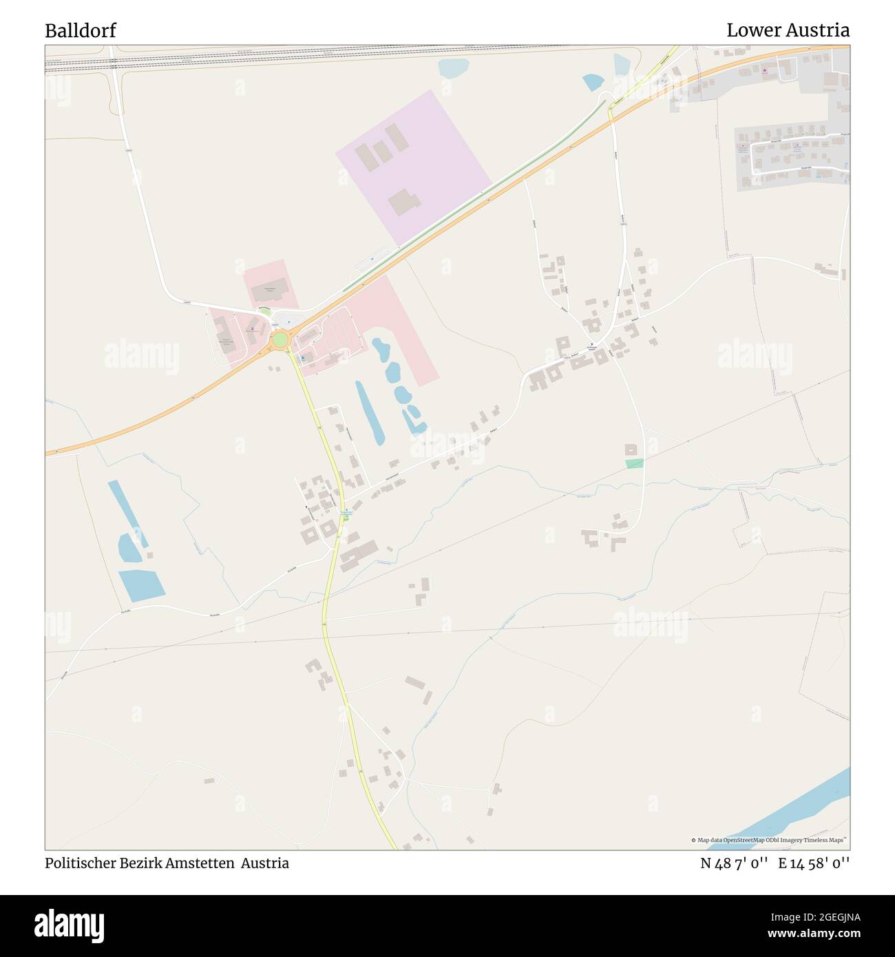 Balldorf, Politischer Bezirk Amstetten, Autriche, Basse-Autriche, N 48 7' 0'', E 14 58' 0'', carte, Timeless carte publiée en 2021. Les voyageurs, les explorateurs et les aventuriers comme Florence Nightingale, David Livingstone, Ernest Shackleton, Lewis et Clark et Sherlock Holmes se sont appuyés sur des cartes pour planifier leurs voyages dans les coins les plus reculés du monde. Timeless Maps dresse la carte de la plupart des sites du monde, montrant ainsi la réalisation de grands rêves Banque D'Images