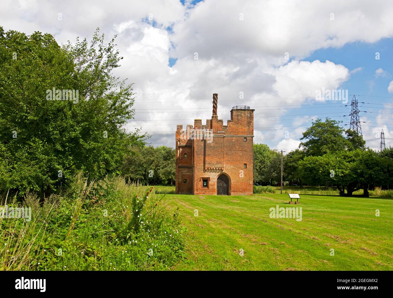 The Rye House Gatehouse, près de Hoddesdon, Hertfordshire, Angleterre Banque D'Images