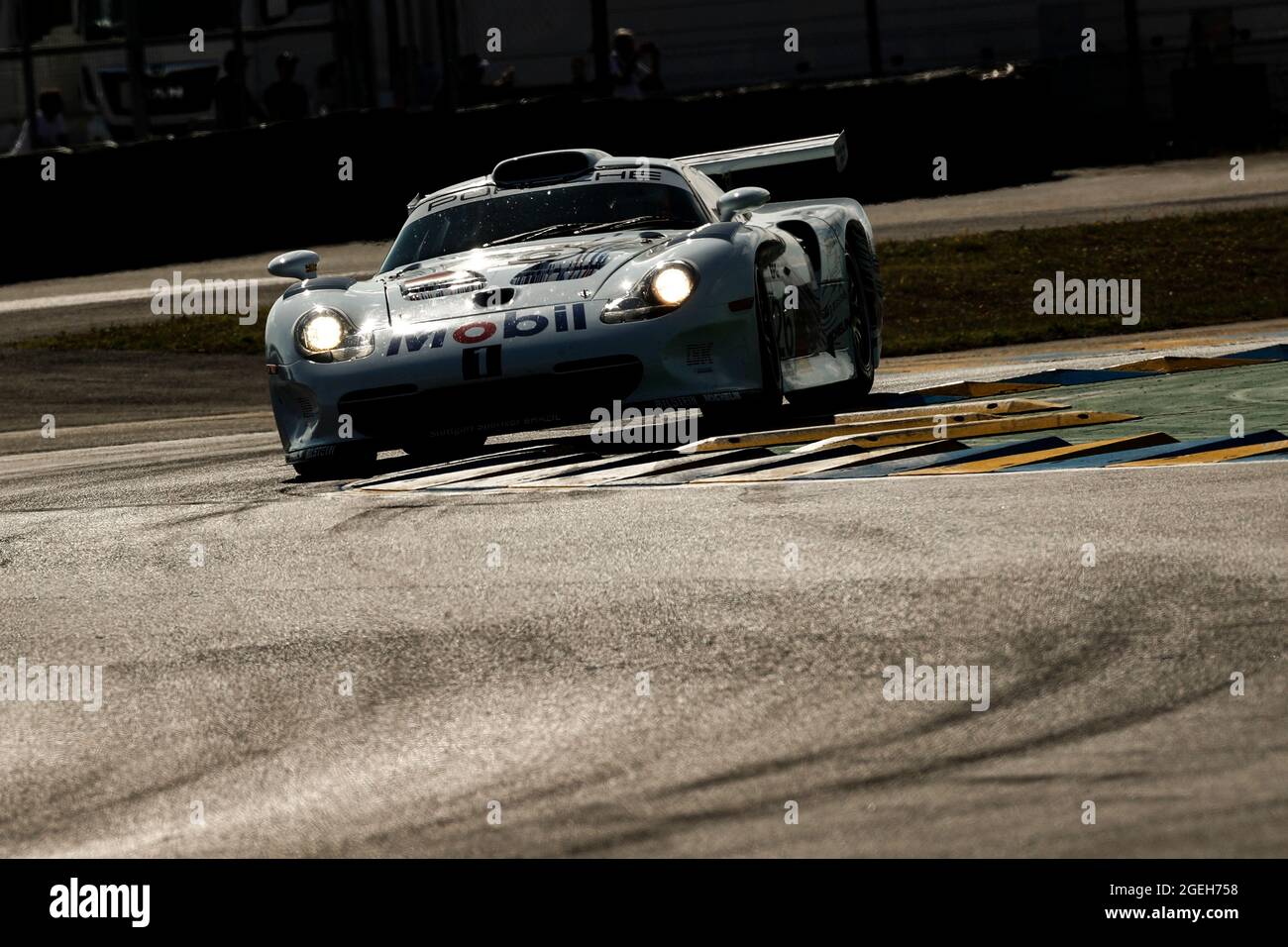 Le Mans, Frankreich. 20 août 2021. Course d'endurance Legends le Mans: Emmanuel COLLARD, PORSCHE/911 GT1/1997 crédit: dpa/Alay Live News Banque D'Images