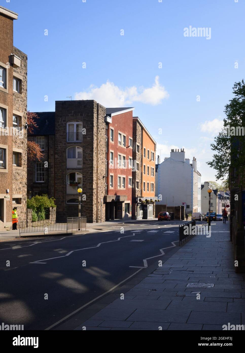 Édimbourg, Écosse, Royaume-Uni - logement de Canongate par Spence, Glover & Ferguson Banque D'Images