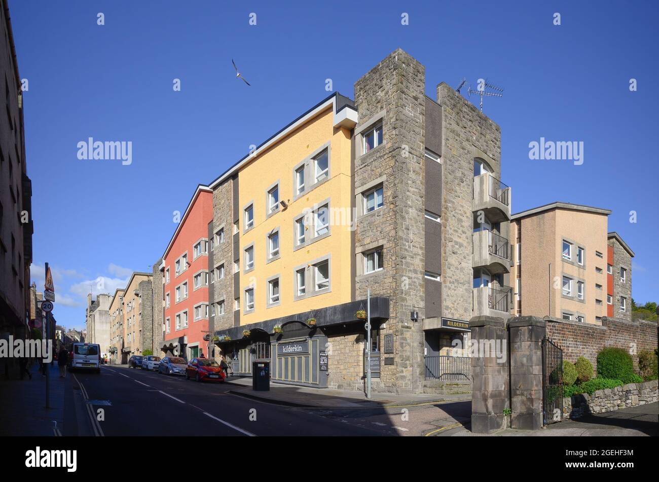 Édimbourg, Écosse, Royaume-Uni - logement de Canongate par Spence, Glover & Ferguson Banque D'Images