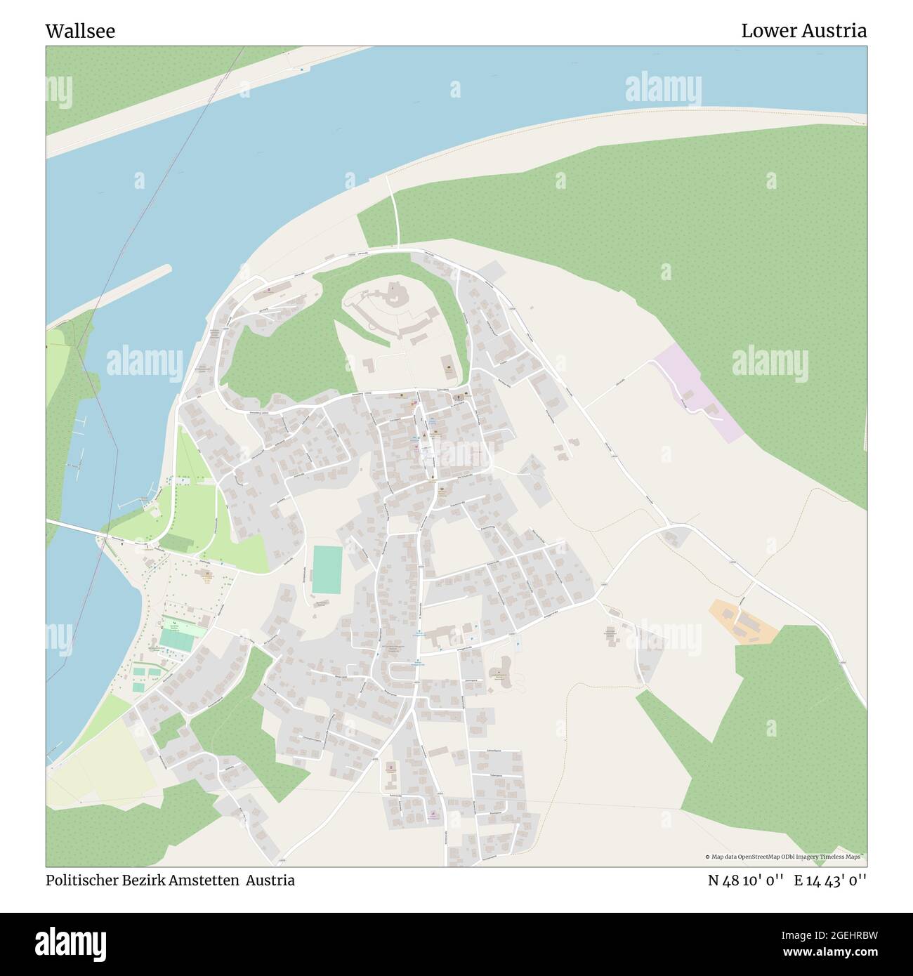 Wallsee, Politischer Bezirk Amstetten, Autriche, Basse-Autriche, N 48 10' 0'', E 14 43' 0'', carte, Timeless carte publiée en 2021. Les voyageurs, les explorateurs et les aventuriers comme Florence Nightingale, David Livingstone, Ernest Shackleton, Lewis et Clark et Sherlock Holmes se sont appuyés sur des cartes pour planifier leurs voyages dans les coins les plus reculés du monde. Timeless Maps dresse la carte de la plupart des sites du monde, montrant ainsi la réalisation de grands rêves Banque D'Images