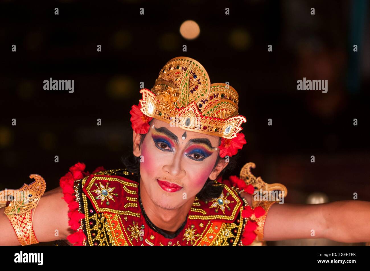 Danseur traditionnel, Bali, Indonésie Banque D'Images