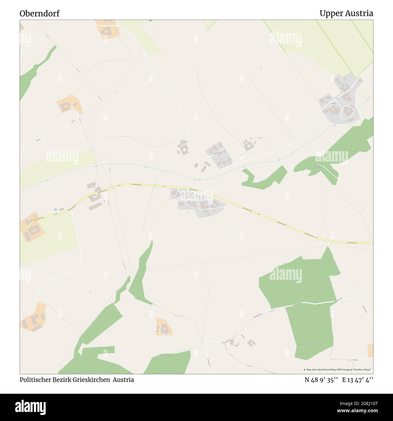 Oberndorf, Politischer Bezirk Grieskirchen, Autriche, haute-Autriche, N 48 9' 35'', E 13 47' 4'', carte, Timeless carte publiée en 2021. Les voyageurs, les explorateurs et les aventuriers comme Florence Nightingale, David Livingstone, Ernest Shackleton, Lewis et Clark et Sherlock Holmes se sont appuyés sur des cartes pour planifier leurs voyages dans les coins les plus reculés du monde. Timeless Maps dresse la carte de la plupart des sites du monde, montrant ainsi la réalisation de grands rêves Banque D'Images