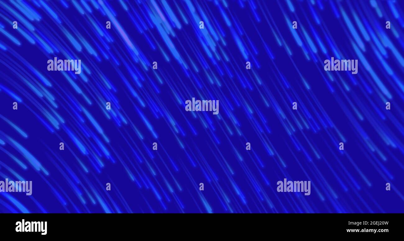 Piste lumineuse bleue en mouvement Banque D'Images