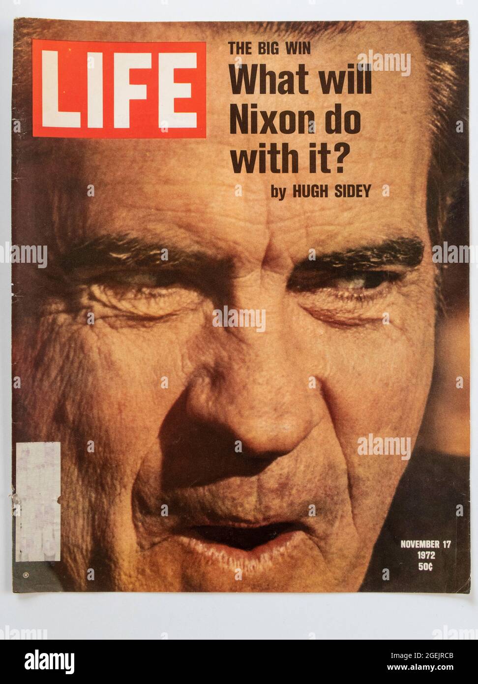 Couverture du magazine Vintage Life, numéro du 17 novembre 1972, États-Unis Banque D'Images