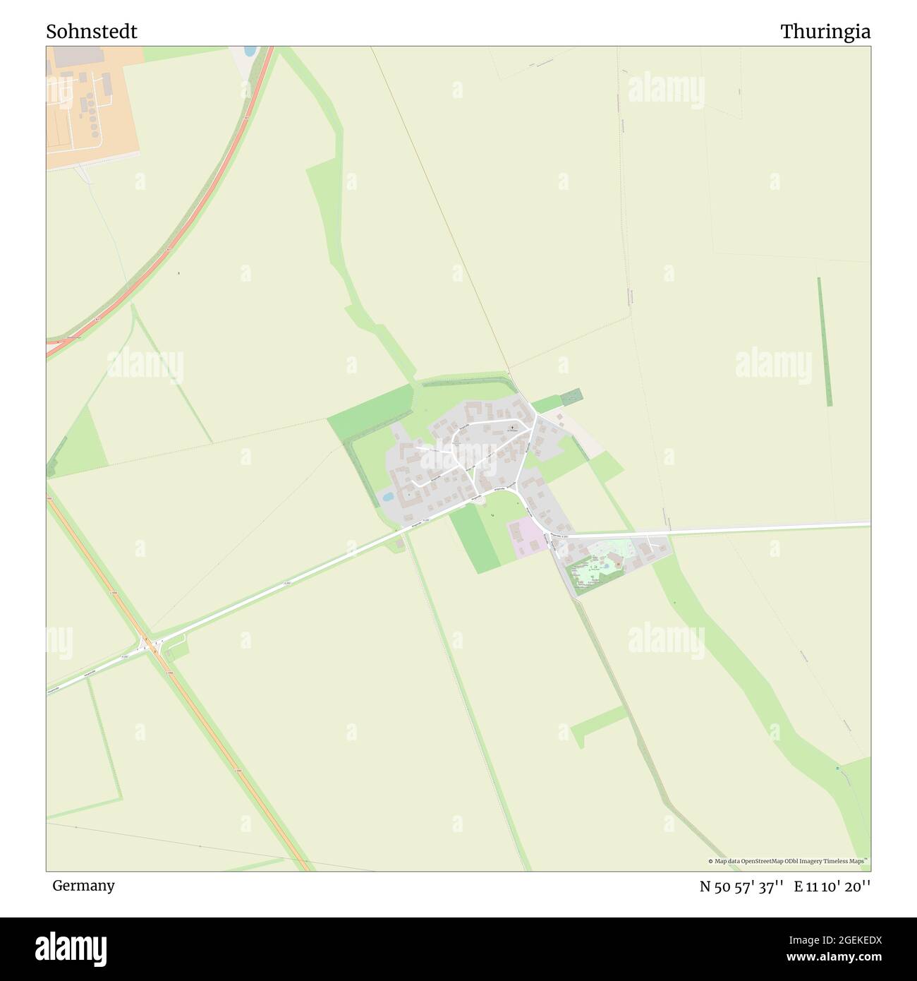 Sohnstedt, Allemagne, Thuringe, N 50 57' 37'', E 11 10' 20'', carte, carte intemporelle publiée en 2021. Les voyageurs, les explorateurs et les aventuriers comme Florence Nightingale, David Livingstone, Ernest Shackleton, Lewis et Clark et Sherlock Holmes se sont appuyés sur des cartes pour planifier leurs voyages dans les coins les plus reculés du monde. Timeless Maps dresse la carte de la plupart des sites du monde, montrant ainsi la réalisation de grands rêves Banque D'Images