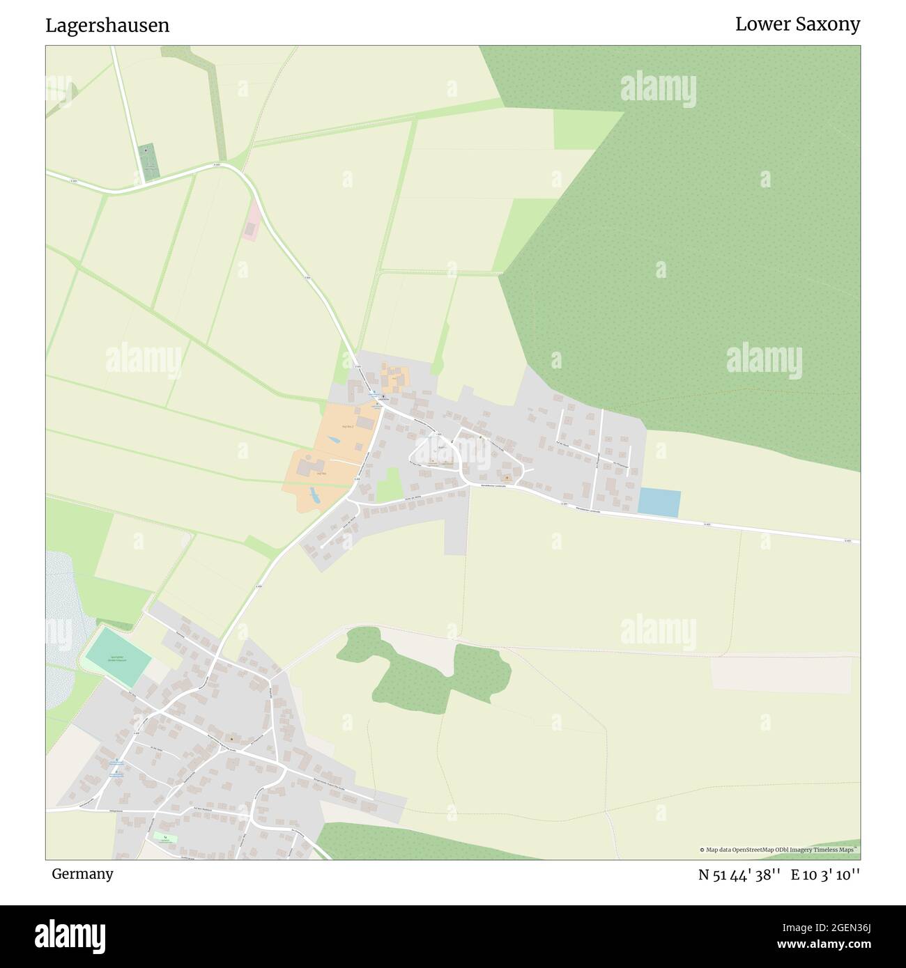 Lagershausen, Allemagne, Basse-Saxe, N 51 44' 38'', E 10 3' 10'', carte, carte intemporelle publiée en 2021. Les voyageurs, les explorateurs et les aventuriers comme Florence Nightingale, David Livingstone, Ernest Shackleton, Lewis et Clark et Sherlock Holmes se sont appuyés sur des cartes pour planifier leurs voyages dans les coins les plus reculés du monde. Timeless Maps dresse la carte de la plupart des sites du monde, montrant ainsi la réalisation de grands rêves Banque D'Images