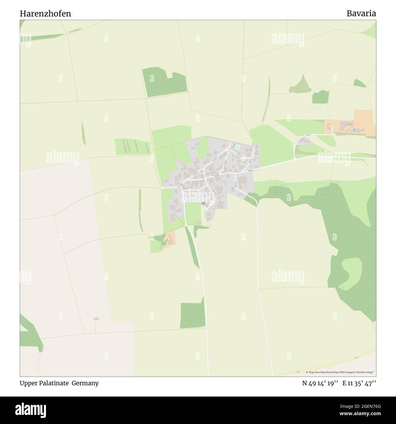 Harenzhofen, Haut-Palatinat, Allemagne, Bavière, N 49 14' 19'', E 11 35' 47'', carte, Timeless carte publiée en 2021. Les voyageurs, les explorateurs et les aventuriers comme Florence Nightingale, David Livingstone, Ernest Shackleton, Lewis et Clark et Sherlock Holmes se sont appuyés sur des cartes pour planifier leurs voyages dans les coins les plus reculés du monde. Timeless Maps dresse la carte de la plupart des sites du monde, montrant ainsi la réalisation de grands rêves Banque D'Images