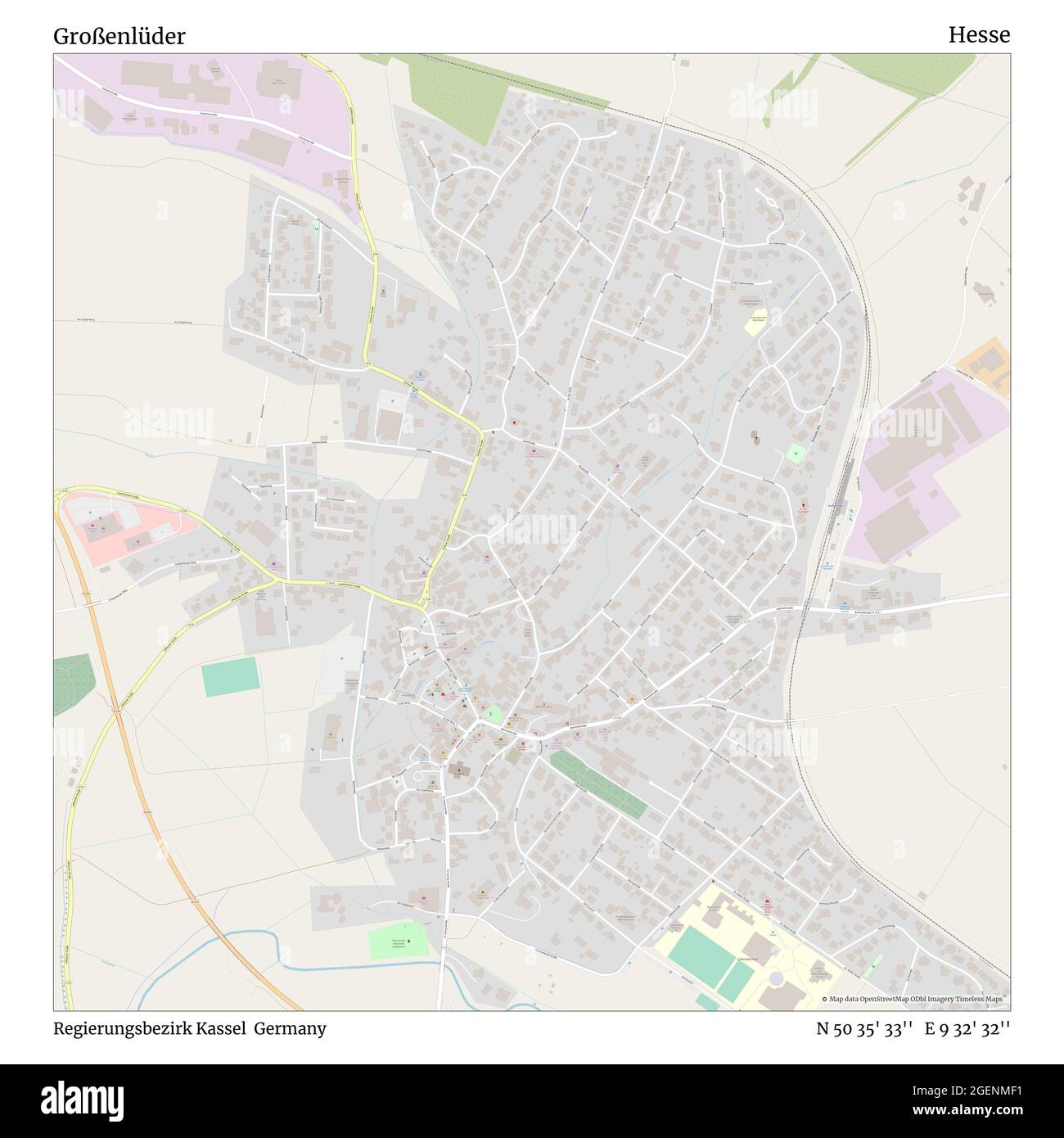 Großenlüder, Regierungsbezirk Kassel, Allemagne, Hesse, N 50 35' 33'', E 9 32' 32'', carte, Timeless carte publiée en 2021. Les voyageurs, les explorateurs et les aventuriers comme Florence Nightingale, David Livingstone, Ernest Shackleton, Lewis et Clark et Sherlock Holmes se sont appuyés sur des cartes pour planifier leurs voyages dans les coins les plus reculés du monde. Timeless Maps dresse la carte de la plupart des sites du monde, montrant ainsi la réalisation de grands rêves Banque D'Images