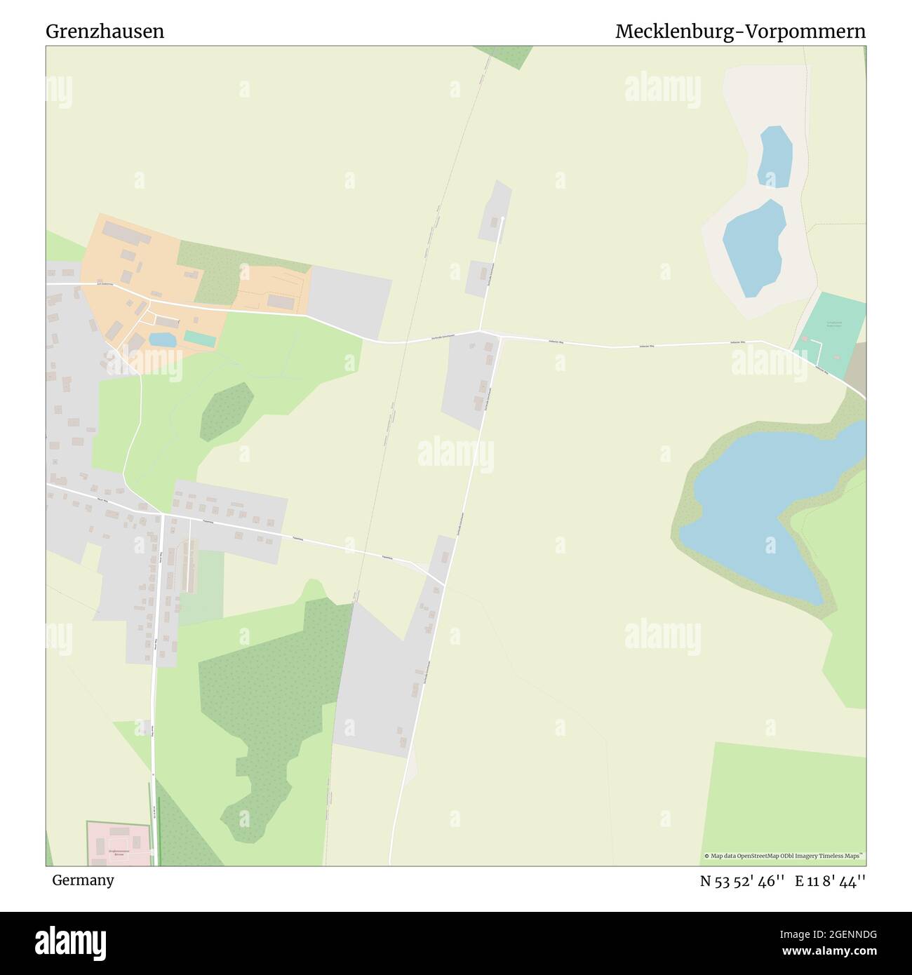 Grenzhausen, Allemagne, Mecklembourg-Poméranie-Occidentale, N 53 52' 46'', E 11 8' 44'', carte, Timeless carte publiée en 2021. Les voyageurs, les explorateurs et les aventuriers comme Florence Nightingale, David Livingstone, Ernest Shackleton, Lewis et Clark et Sherlock Holmes se sont appuyés sur des cartes pour planifier leurs voyages dans les coins les plus reculés du monde. Timeless Maps dresse la carte de la plupart des sites du monde, montrant ainsi la réalisation de grands rêves Banque D'Images