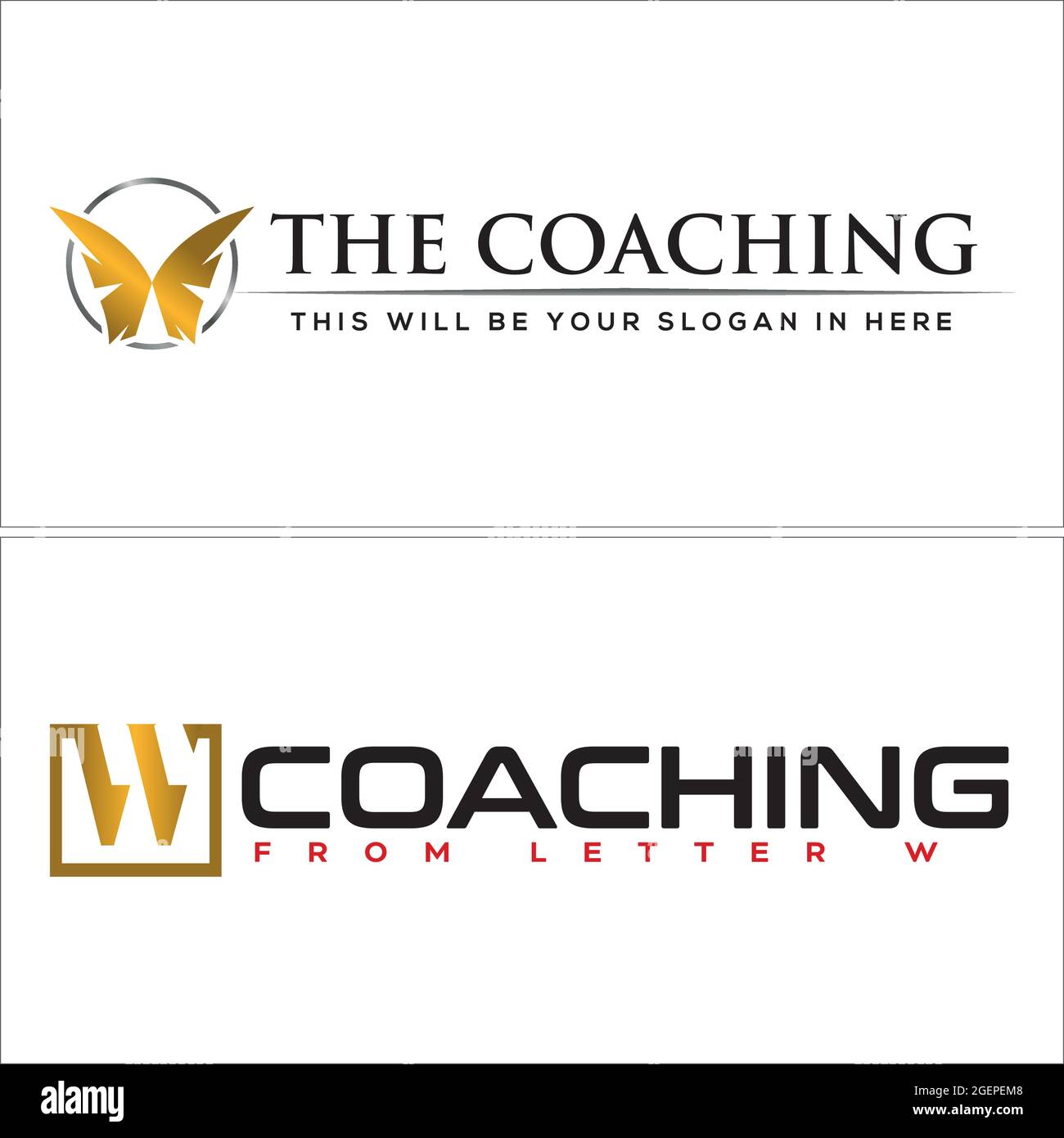 Design du logo Business Consulting Coaching Company Development Illustration de Vecteur