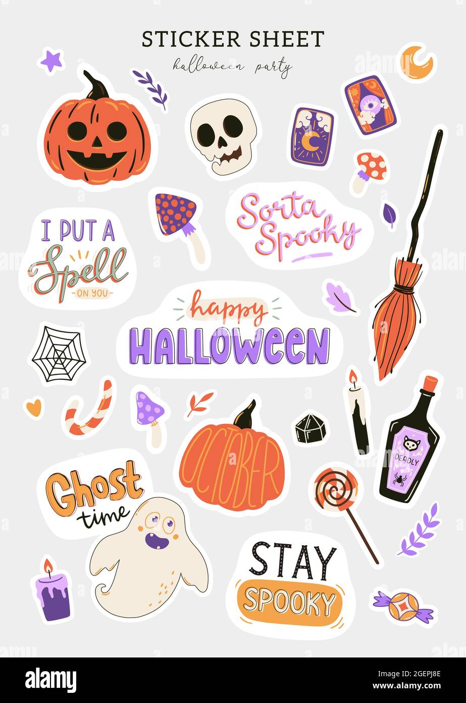 Motif De Lettrage Trick Or Treat Avec Crane Illustration Vectorielle Image Vectorielle Stock Alamy