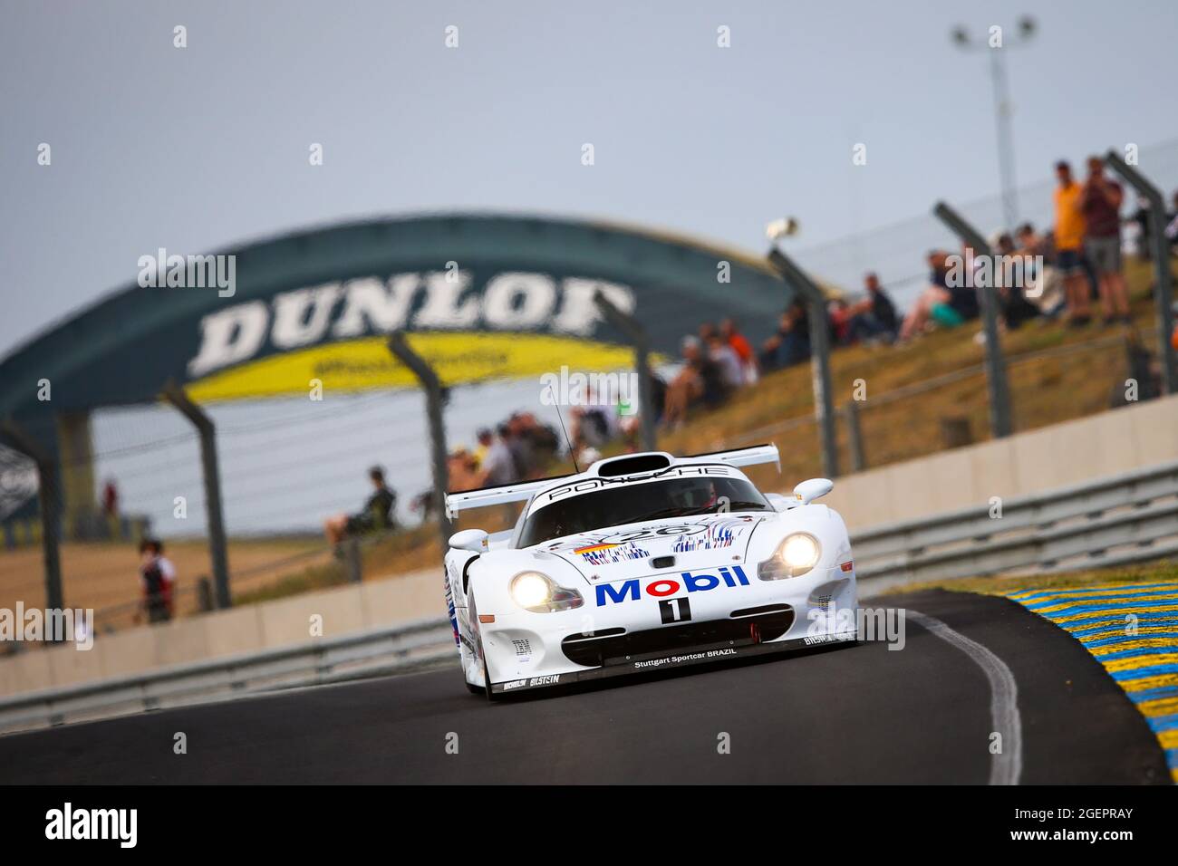 Le Mans, France. 21 août 2021. 26 Collard Emmanuel (FRA), Porsche 911 GT1, action pendant les légendes de course d'endurance 2021 sur le circuit des 24 heures du Mans, du 18 au 21 août 2021 au Mans, France - photo Joao Filipe / DPPI crédit: DPPI Media/Alay Live News Banque D'Images