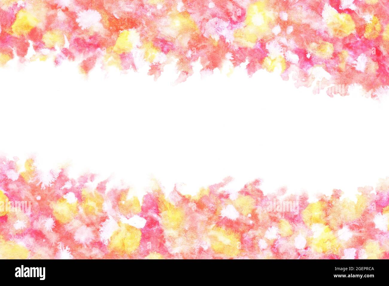 Noël rouge vague d'or éclabousse, naturel grunge aquarelle peinture à la main arrière-plan, illustration, art abstrait Banque D'Images