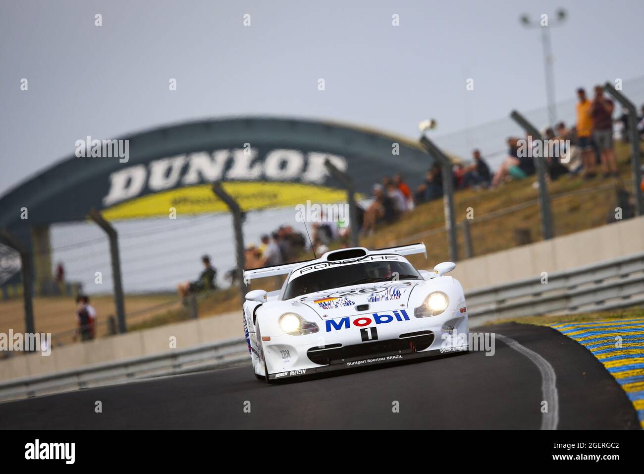 26 Collard Emmanuel (FRA), Porsche 911 GT1, action pendant les légendes de course d'endurance 2021 sur le circuit des 24 heures du Mans, du 18 au 21 août 2021 au Mans, France - photo Joao Filipe / DPPI Banque D'Images