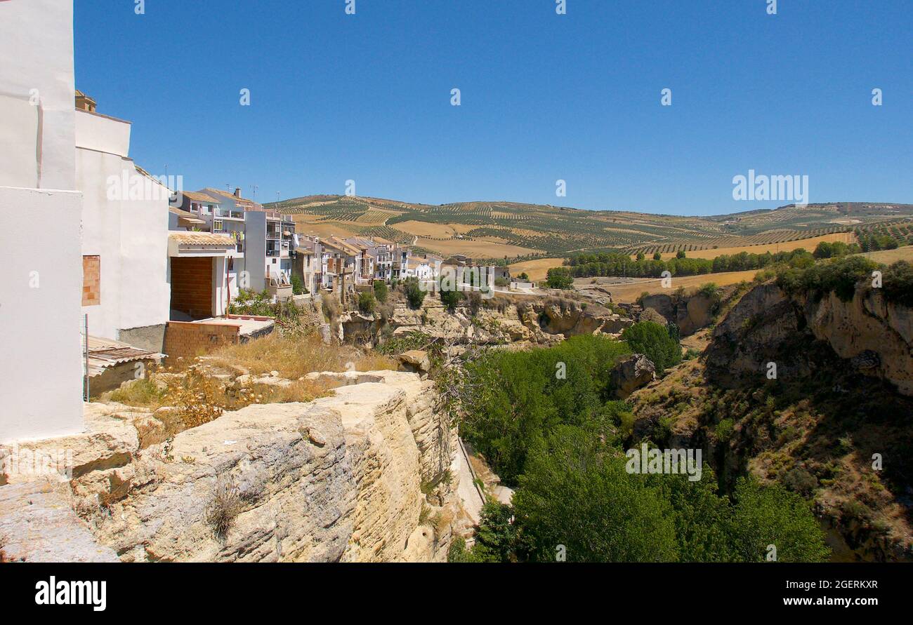 Alhama de Granada Sud de l'Espagne Banque D'Images