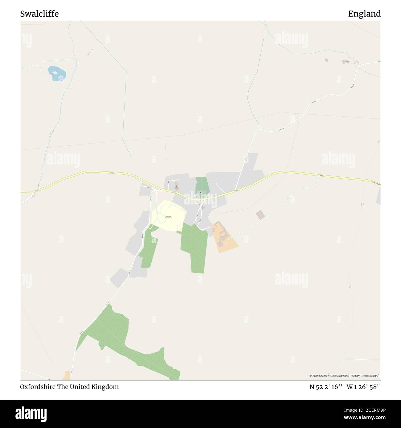 Swalcliffe, Oxfordshire, Royaume-Uni, Angleterre, N 52 2' 16'', W 1 26' 58'', carte, carte intemporelle publiée en 2021. Les voyageurs, les explorateurs et les aventuriers comme Florence Nightingale, David Livingstone, Ernest Shackleton, Lewis et Clark et Sherlock Holmes se sont appuyés sur des cartes pour planifier leurs voyages dans les coins les plus reculés du monde. Timeless Maps dresse la carte de la plupart des sites du monde, montrant ainsi la réalisation de grands rêves Banque D'Images