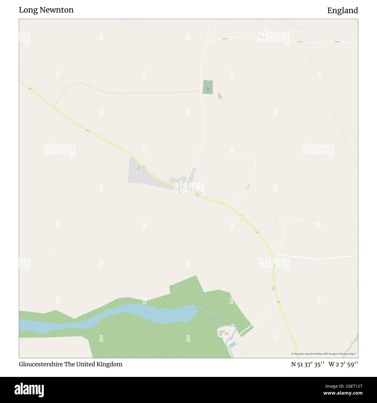 Long Newnton, Gloucestershire, Royaume-Uni, Angleterre, N 51 37' 35'', W 2 7' 59'', carte, Timeless carte publiée en 2021. Les voyageurs, les explorateurs et les aventuriers comme Florence Nightingale, David Livingstone, Ernest Shackleton, Lewis et Clark et Sherlock Holmes se sont appuyés sur des cartes pour planifier leurs voyages dans les coins les plus reculés du monde. Timeless Maps dresse la carte de la plupart des sites du monde, montrant ainsi la réalisation de grands rêves Banque D'Images