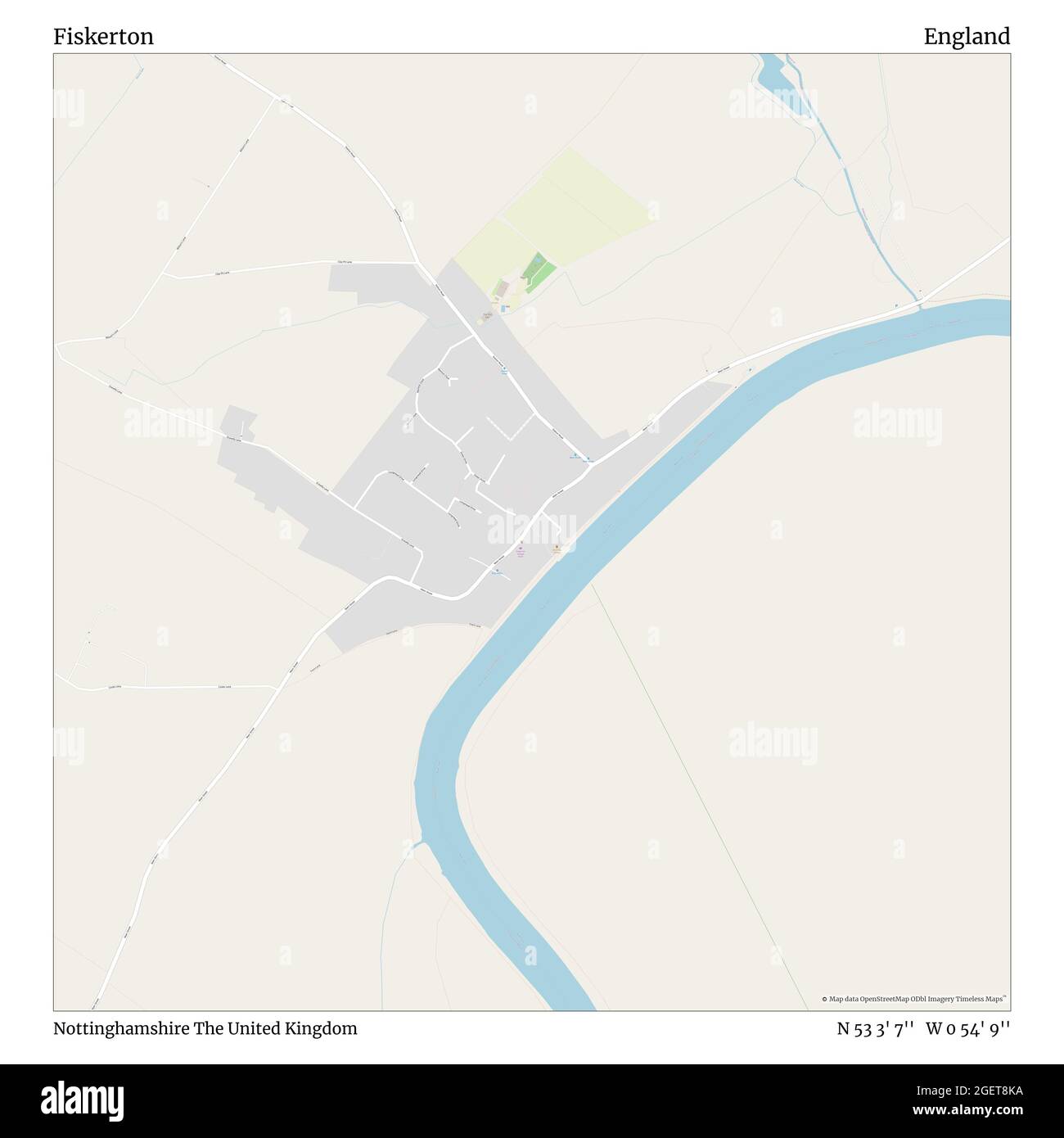 Fiskerton, Notinghamshire, Royaume-Uni, Angleterre, N 53 3' 7'', W 0 54' 9'', carte, Timeless carte publiée en 2021. Les voyageurs, les explorateurs et les aventuriers comme Florence Nightingale, David Livingstone, Ernest Shackleton, Lewis et Clark et Sherlock Holmes se sont appuyés sur des cartes pour planifier leurs voyages dans les coins les plus reculés du monde. Timeless Maps dresse la carte de la plupart des sites du monde, montrant ainsi la réalisation de grands rêves Banque D'Images