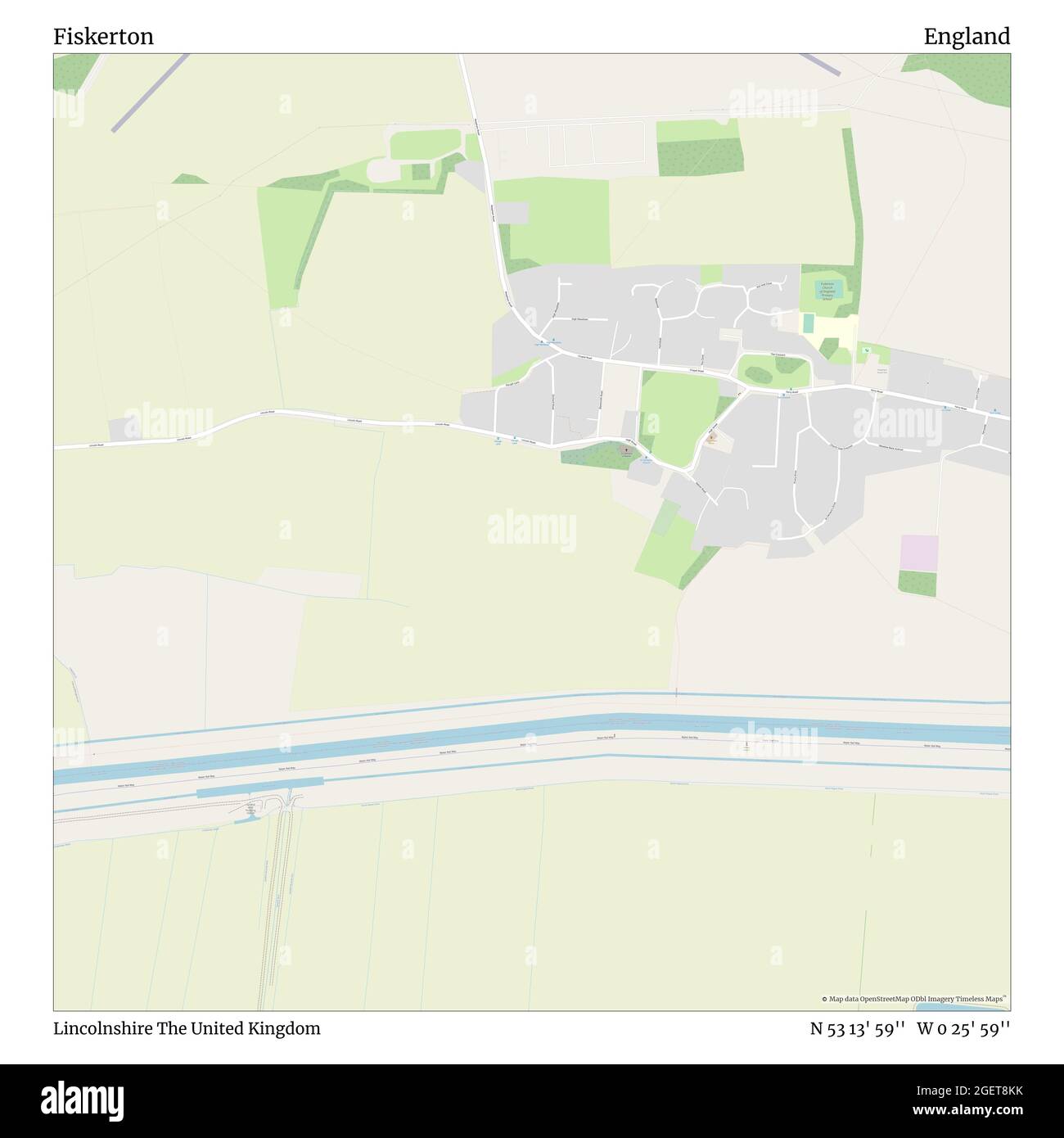 Fiskerton, Lincolnshire, Royaume-Uni, Angleterre, N 53 13' 59'', W 0 25' 59'', carte, Timeless carte publiée en 2021. Les voyageurs, les explorateurs et les aventuriers comme Florence Nightingale, David Livingstone, Ernest Shackleton, Lewis et Clark et Sherlock Holmes se sont appuyés sur des cartes pour planifier leurs voyages dans les coins les plus reculés du monde. Timeless Maps dresse la carte de la plupart des sites du monde, montrant ainsi la réalisation de grands rêves Banque D'Images