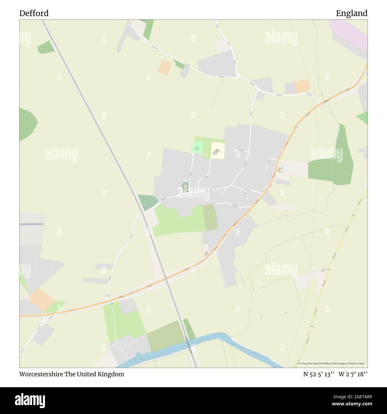 Defford, Worcestershire, Royaume-Uni, Angleterre, N 52 5' 13'', W 2 7' 18'', carte, Timeless Map publié en 2021. Les voyageurs, les explorateurs et les aventuriers comme Florence Nightingale, David Livingstone, Ernest Shackleton, Lewis et Clark et Sherlock Holmes se sont appuyés sur des cartes pour planifier leurs voyages dans les coins les plus reculés du monde. Timeless Maps dresse la carte de la plupart des sites du monde, montrant ainsi la réalisation de grands rêves Banque D'Images