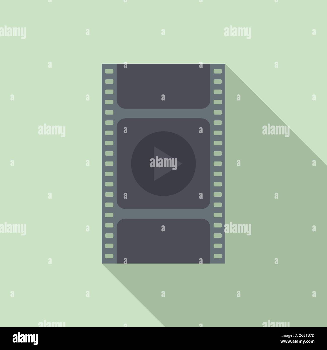 Icône d'édition vidéo vecteur plat. Clip de l'éditeur Illustration de Vecteur