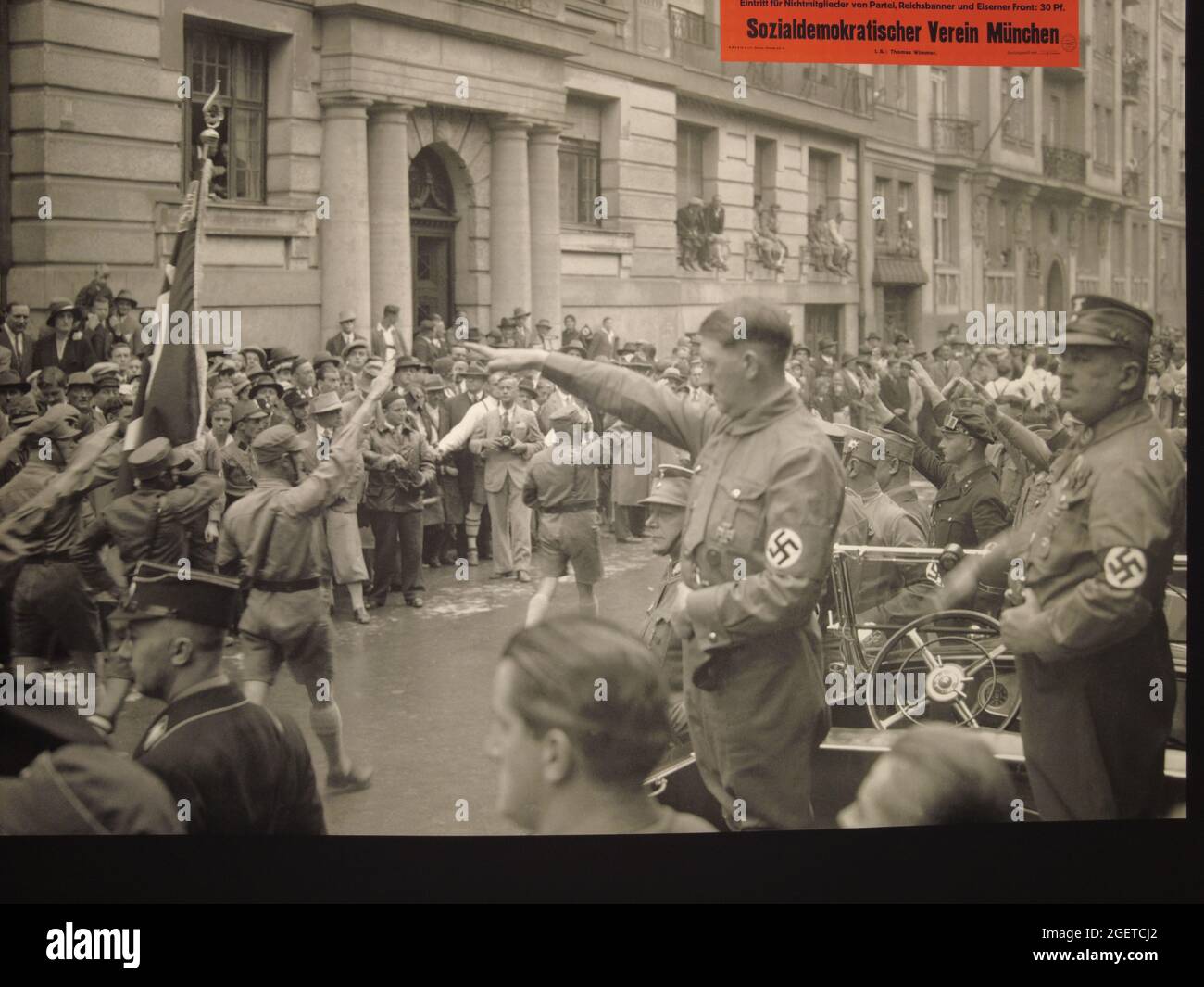 Vieux Spiegel Stern magazines, histoire de couverture holocauste à la période nazie Banque D'Images