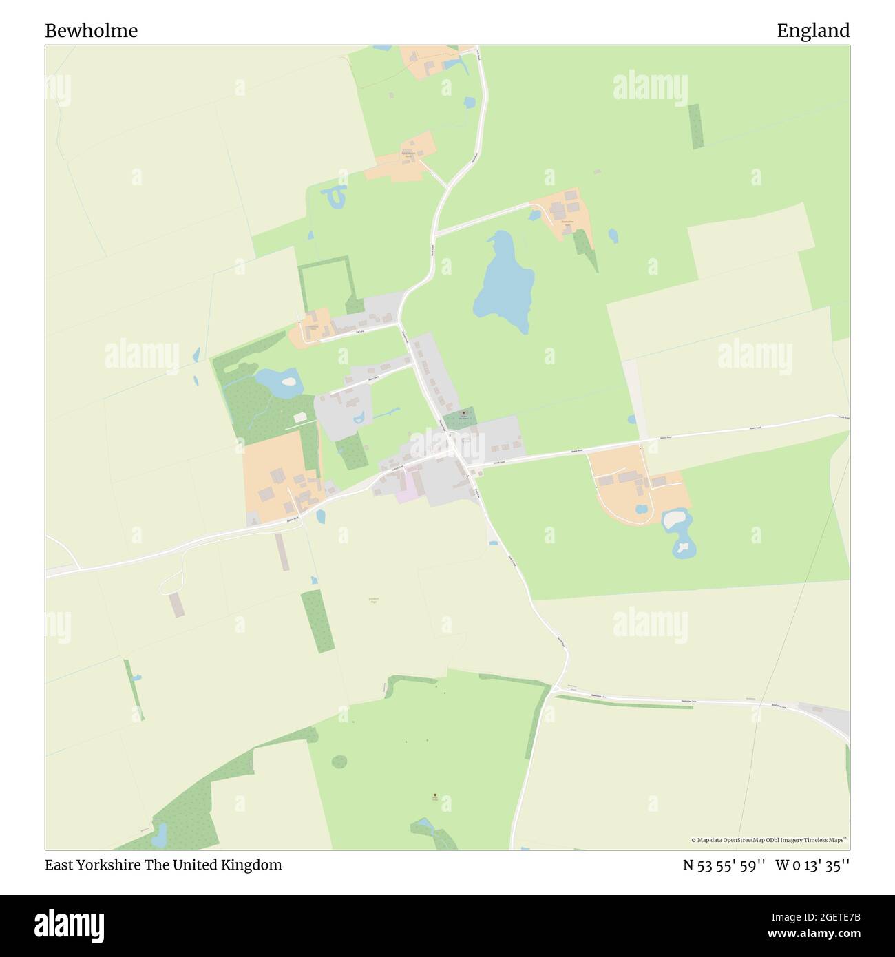 Bewholme, East Yorkshire, RoyaumeUni, Angleterre, N 53 55' 59'', W 0