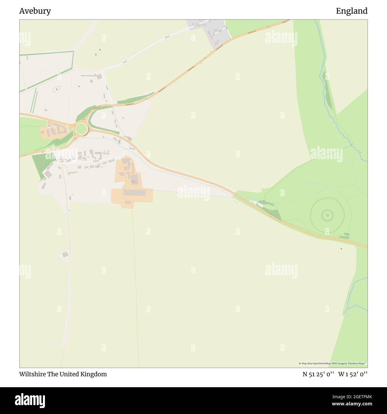 Avebury, Wiltshire, Royaume-Uni, Angleterre, N 51 25' 0'', W 1 52' 0'', carte, Timeless carte publiée en 2021. Les voyageurs, les explorateurs et les aventuriers comme Florence Nightingale, David Livingstone, Ernest Shackleton, Lewis et Clark et Sherlock Holmes se sont appuyés sur des cartes pour planifier leurs voyages dans les coins les plus reculés du monde. Timeless Maps dresse la carte de la plupart des sites du monde, montrant ainsi la réalisation de grands rêves Banque D'Images