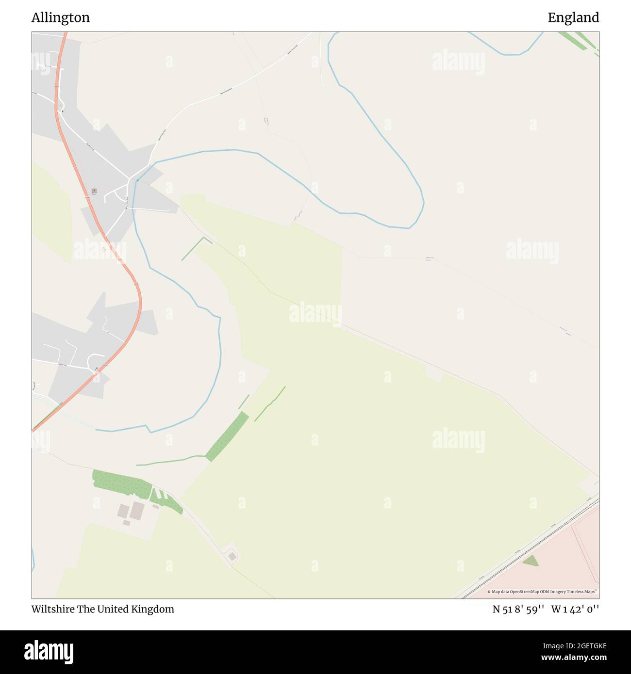 Allington, Wiltshire, Royaume-Uni, Angleterre, N 51 8' 59'', W 1 42' 0'', carte, Timeless carte publiée en 2021. Les voyageurs, les explorateurs et les aventuriers comme Florence Nightingale, David Livingstone, Ernest Shackleton, Lewis et Clark et Sherlock Holmes se sont appuyés sur des cartes pour planifier leurs voyages dans les coins les plus reculés du monde. Timeless Maps dresse la carte de la plupart des sites du monde, montrant ainsi la réalisation de grands rêves Banque D'Images