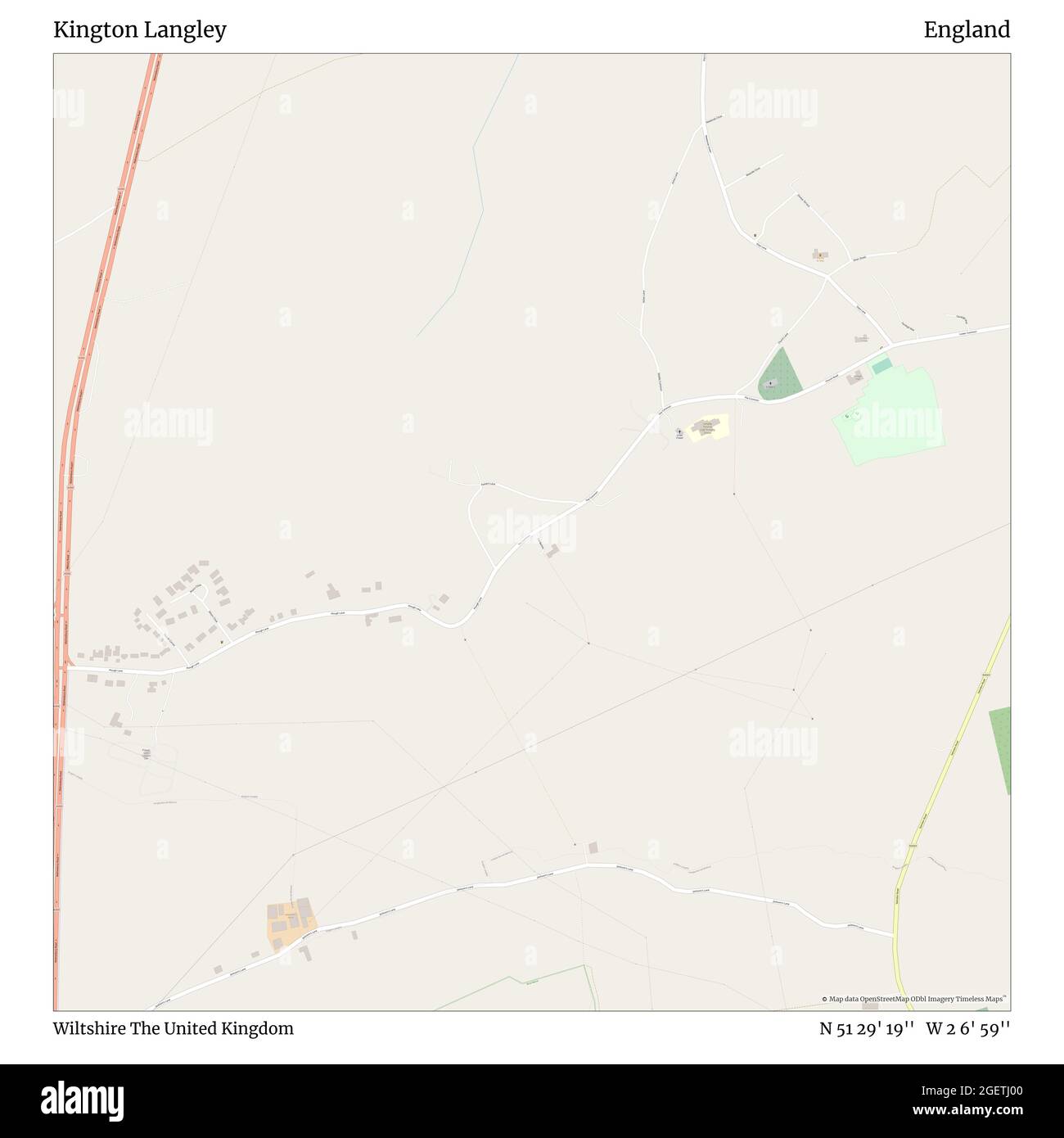 Kington Langley, Wiltshire, Royaume-Uni, Angleterre, N 51 29' 19'', W 2 6' 59'', carte, Timeless Map publié en 2021. Les voyageurs, les explorateurs et les aventuriers comme Florence Nightingale, David Livingstone, Ernest Shackleton, Lewis et Clark et Sherlock Holmes se sont appuyés sur des cartes pour planifier leurs voyages dans les coins les plus reculés du monde. Timeless Maps dresse la carte de la plupart des sites du monde, montrant ainsi la réalisation de grands rêves Banque D'Images