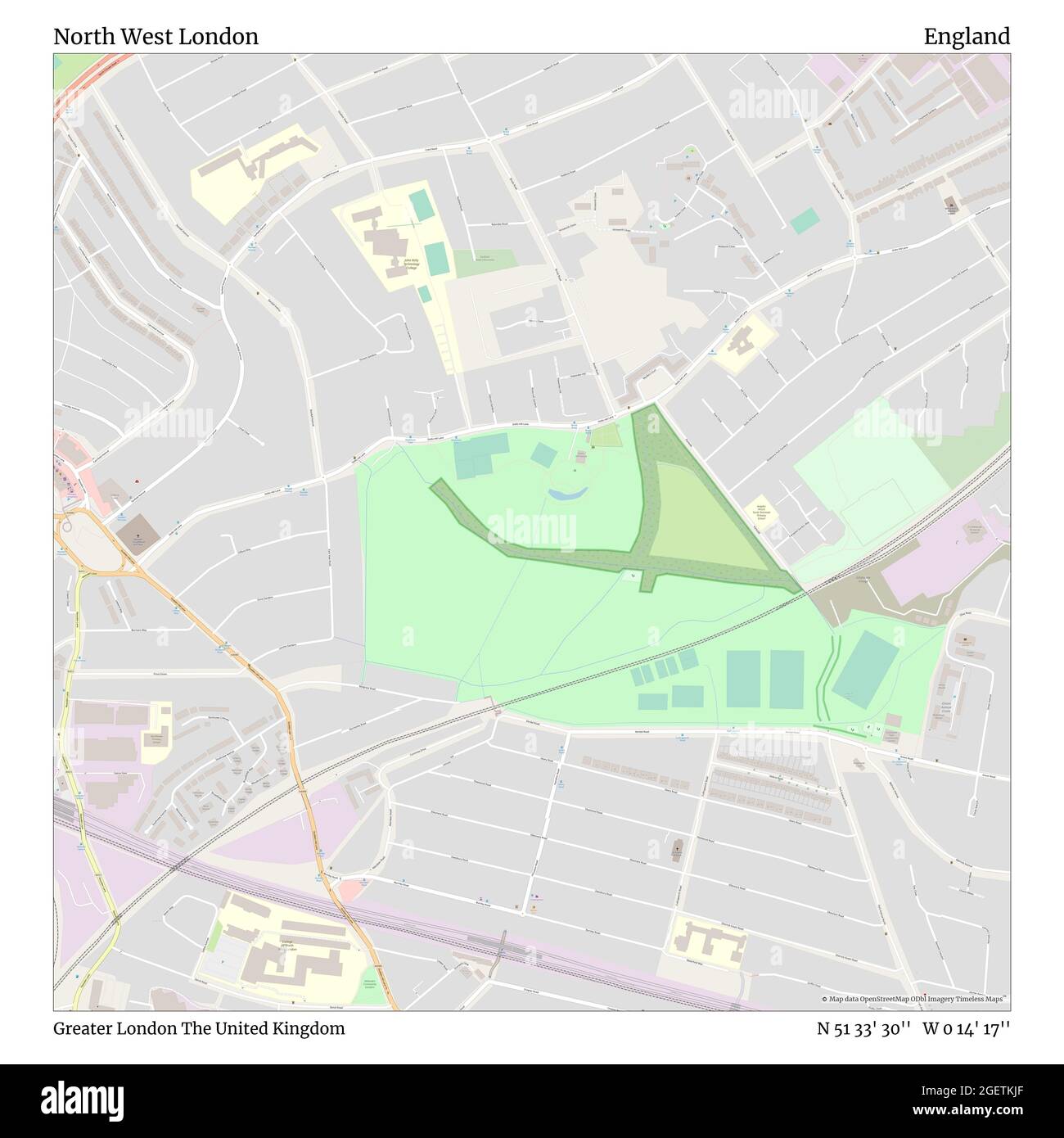 North West London, Greater London, Royaume-Uni, Angleterre, N 51 33' 30'', W 0 14' 17'', carte, Timeless carte publiée en 2021. Les voyageurs, les explorateurs et les aventuriers comme Florence Nightingale, David Livingstone, Ernest Shackleton, Lewis et Clark et Sherlock Holmes se sont appuyés sur des cartes pour planifier leurs voyages dans les coins les plus reculés du monde. Timeless Maps dresse la carte de la plupart des sites du monde, montrant ainsi la réalisation de grands rêves Banque D'Images