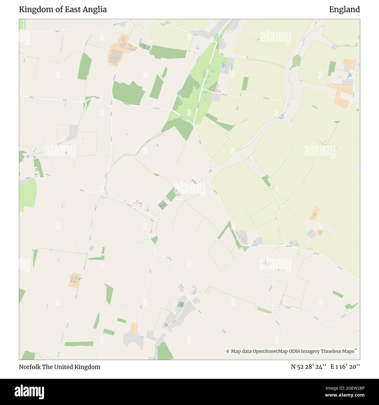 Royaume des Anglia orientales, Norfolk, Royaume-Uni, Angleterre, N 52 28' 24'', E 1 16' 20'', carte, Timeless carte publiée en 2021. Les voyageurs, les explorateurs et les aventuriers comme Florence Nightingale, David Livingstone, Ernest Shackleton, Lewis et Clark et Sherlock Holmes se sont appuyés sur des cartes pour planifier leurs voyages dans les coins les plus reculés du monde. Timeless Maps dresse la carte de la plupart des sites du monde, montrant ainsi la réalisation de grands rêves Banque D'Images