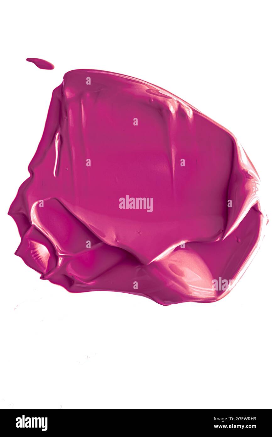 Texture cosmétique de beauté violette isolée sur fond blanc, tache de crème  de maquillage ou tache de fond de teint, produit cosmétique et peinture  Photo Stock - Alamy