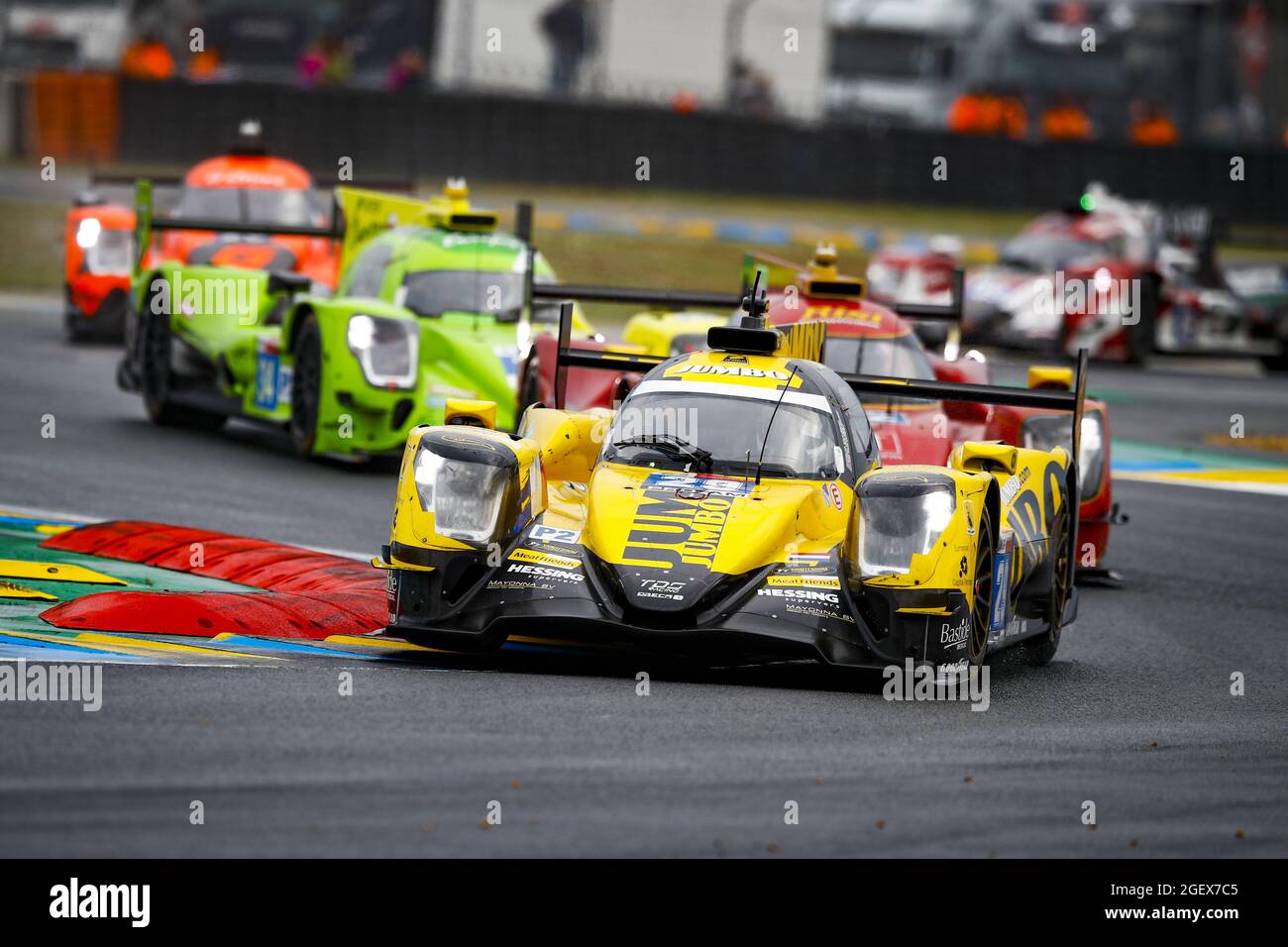 29 Van Eerd Frits (nld), Van der Garde Giedo (nld), Van Uitert Job (nld), Racing Team Nederland, Oreca 07 - Gibson, action pendant les 24 heures du Mans 2021, 4e tour du Championnat du monde d'endurance FIA 2021, FIA WEC, sur le circuit de la Sarthe, Du 21 au 22 août 2021 au Mans, France - photo Xavi Bonilla / DPPI Banque D'Images