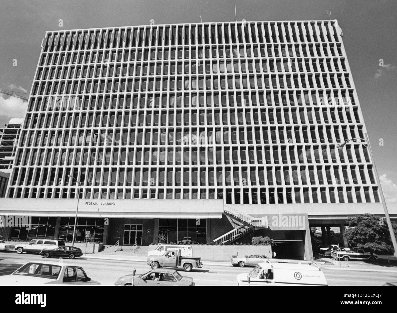 Austin Texas USA, vers 1990: Bâtiment fédéral dans le centre-ville. ©Bob Daemmrich Banque D'Images