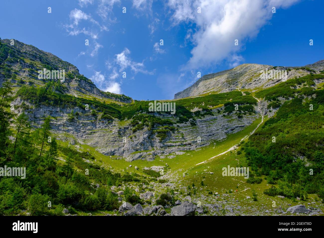 paysage de montagne dans la région autrichienne supérieure wurzeralm Banque D'Images